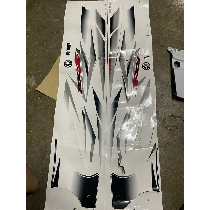 STICKER CATALYZER HITAM PUTIH RXZ 11 BLACK LIKE | Shopee Singapore