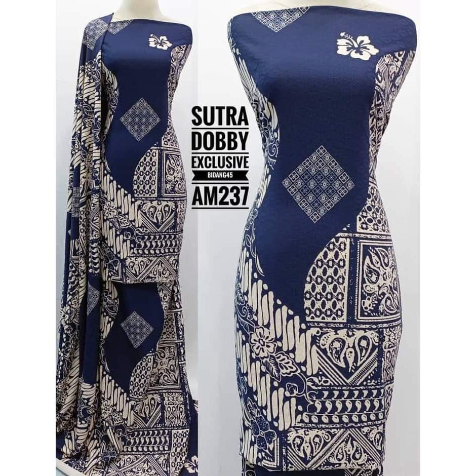 Dobby Silk Modern BATIK & JACQUARD BATIK EXCLUSIVE RAYA 2024 | Shopee ...