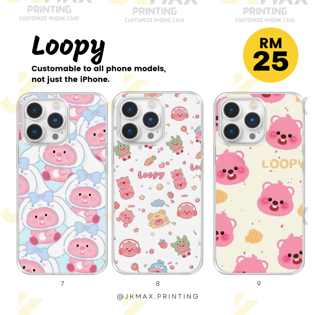 Loopy Series DIY Phone Casing Custom Made Customized Phone Case