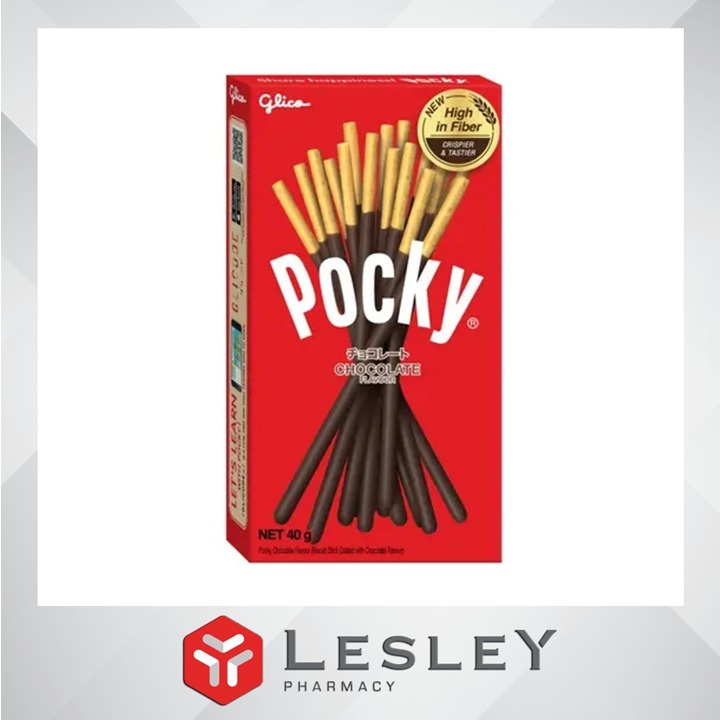 Glico Pocky Chocolate Flavour Biscuit Stick 40g Shopee Singapore