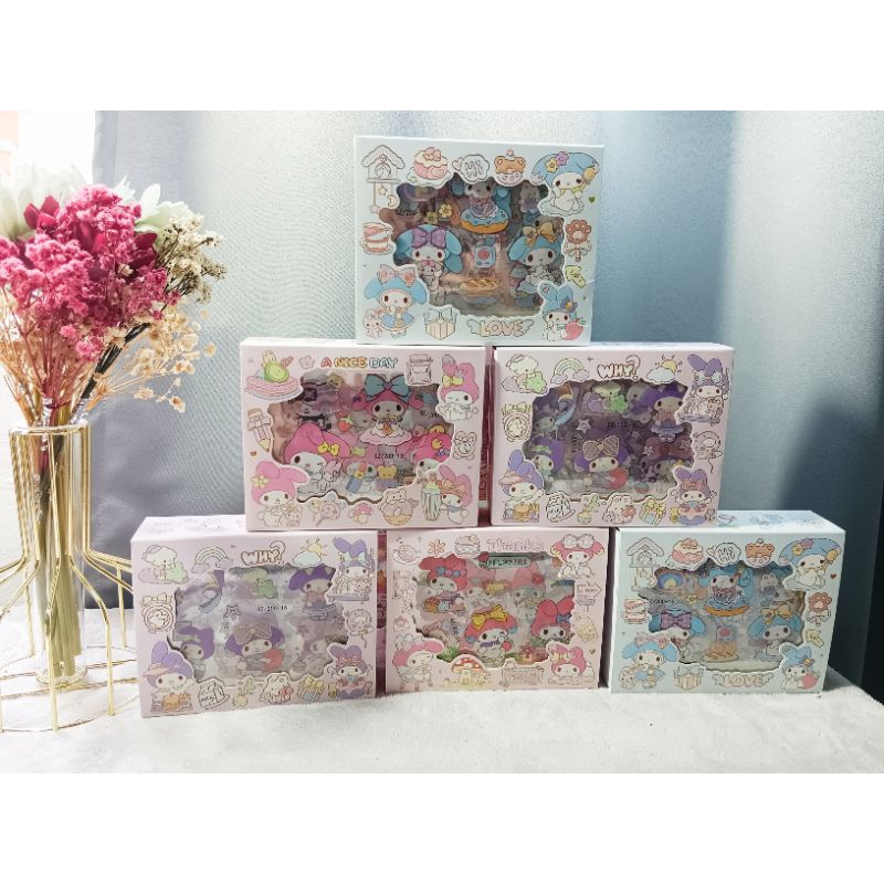 Melody Kuromi Transparent Sticker Set Box | Shopee Singapore