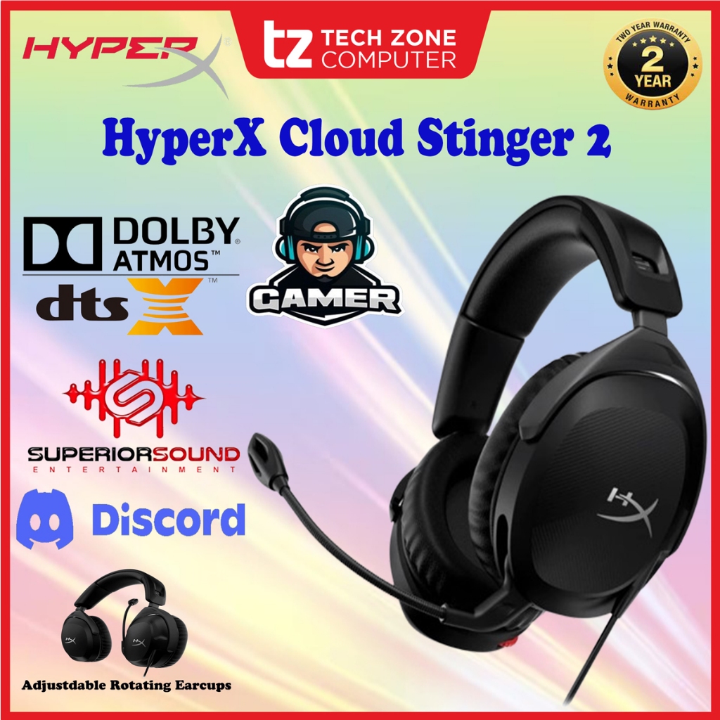 Kingston Hyperx Cloud Stinger 2 Gaming Wired Headset(519t1aa) 