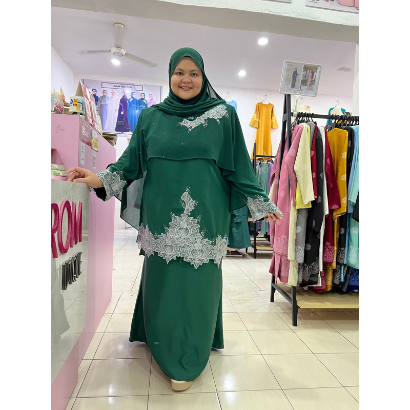 PLUS SIZE BAJU KURUNG MODEN NATASHA / BAJU RAYA 2024/ BAJU RAYA