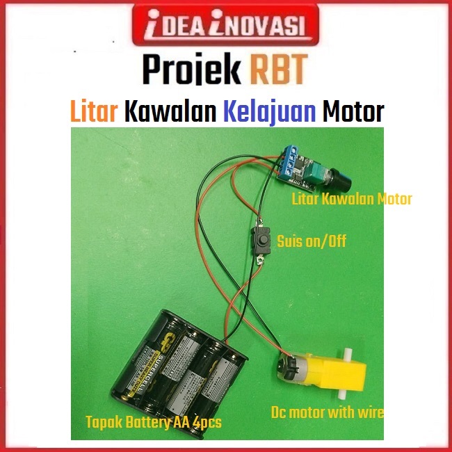 Projek RBT 18 - Motor Speed Control (1 set Litar Kawalan Kelajuan Motor ...