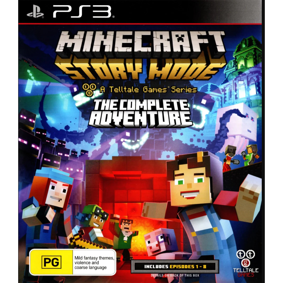 Ps3 Minecraft Story Mode Ps3 PKG file (2 Discs) jailbreak only/For  jailbreak only