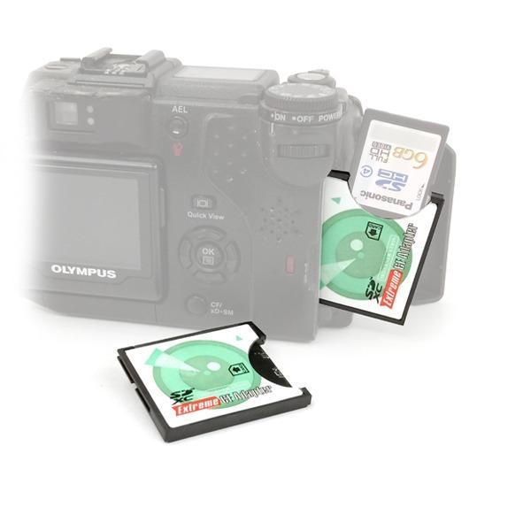 SD/ SDHC & SDXC Slot to Extreme Compact Flash Memory Card CF Adapter 90MB/s | Shopee Singapore