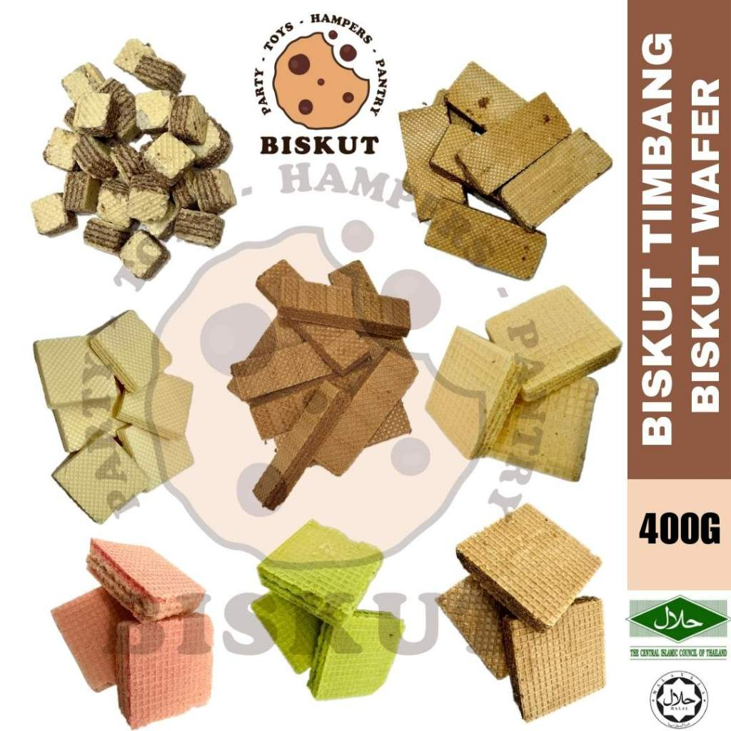 BISKUT TIMBANG 400G/VFOOD,LEE,KHONG GUAN,HWA TAI Waffle/Wafer(Choco ...