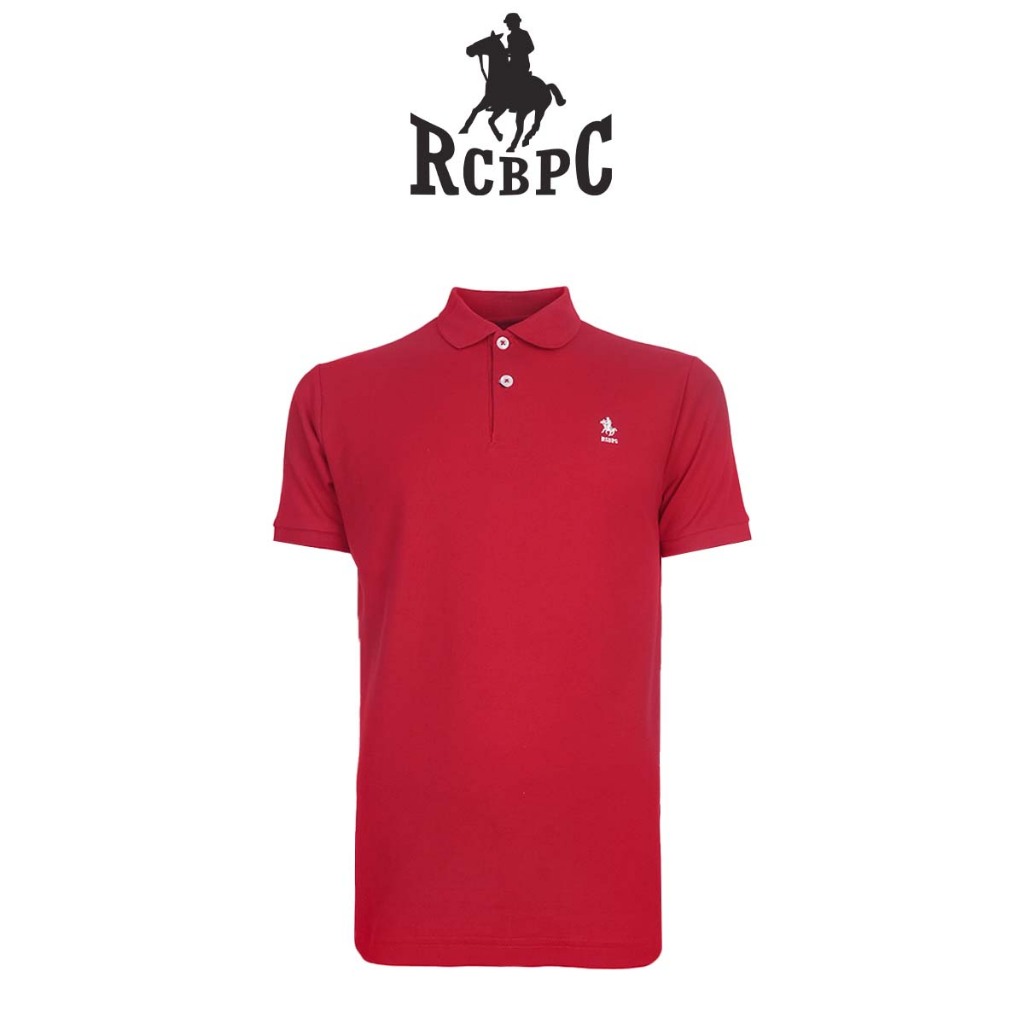 RCBPC Men Short Sleeve Embroidered Polo Shirt with Small Logo PMTS50276 ...