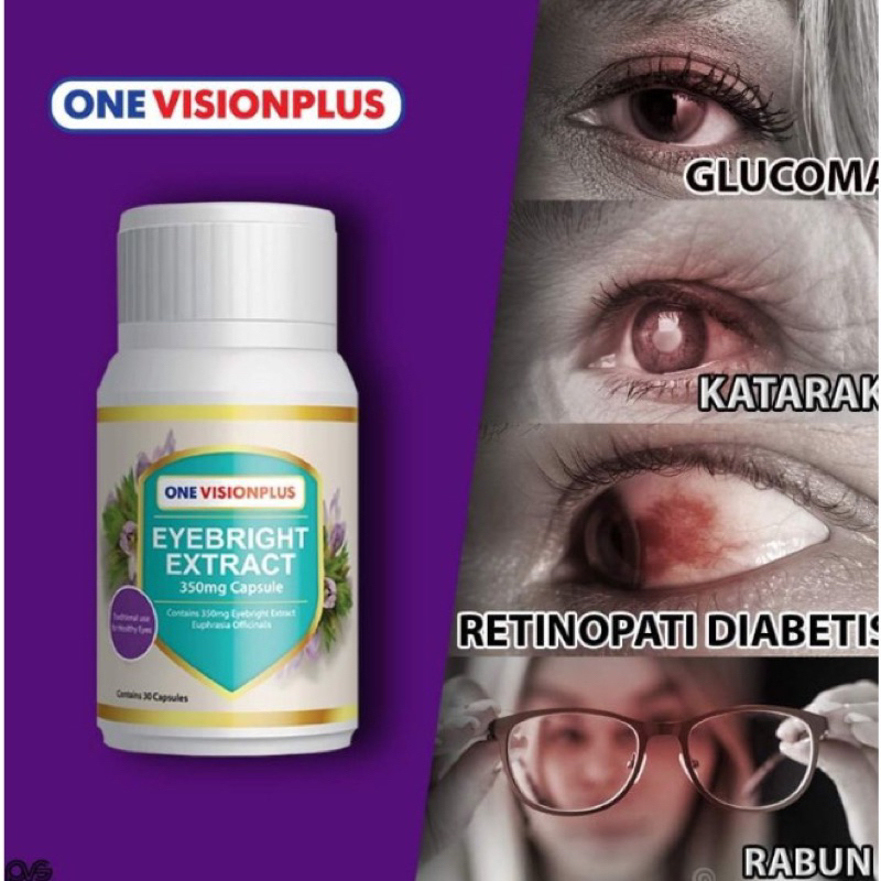 STOCK--EYEBRIGHT EXTRACT Sampul Raya PERCUMA Supplement Mata One Vision ...