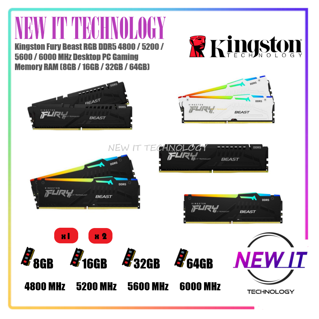 Buy RAM ddr5 64 gb At Sale Prices Online - July 2026 | Shopee Singapore