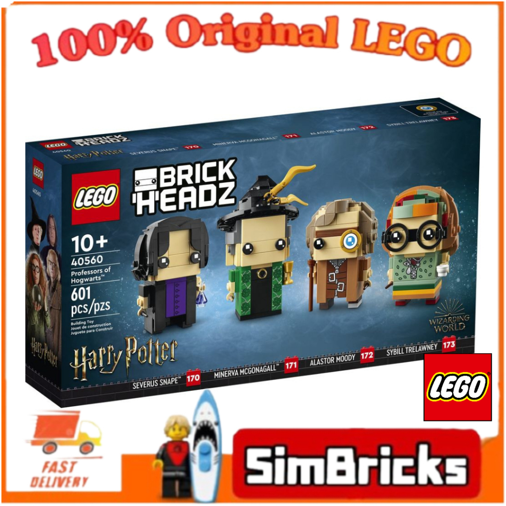 40560 Brickheadz Harry Potter Professors factory of Hogwarts (601 pcs) New! Sealed!