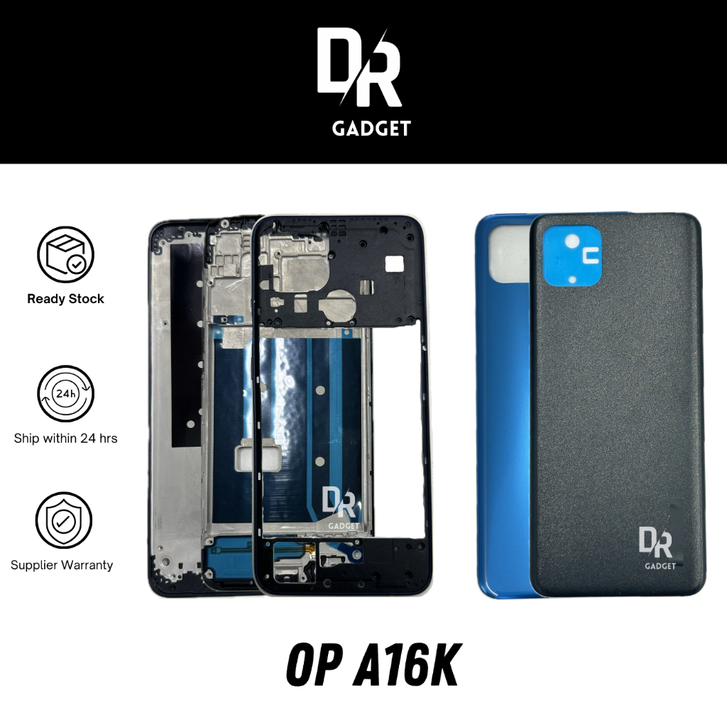 Dr Gadget OP A16k Middle Frame / Battery Cover/Back Glass/Housing ...