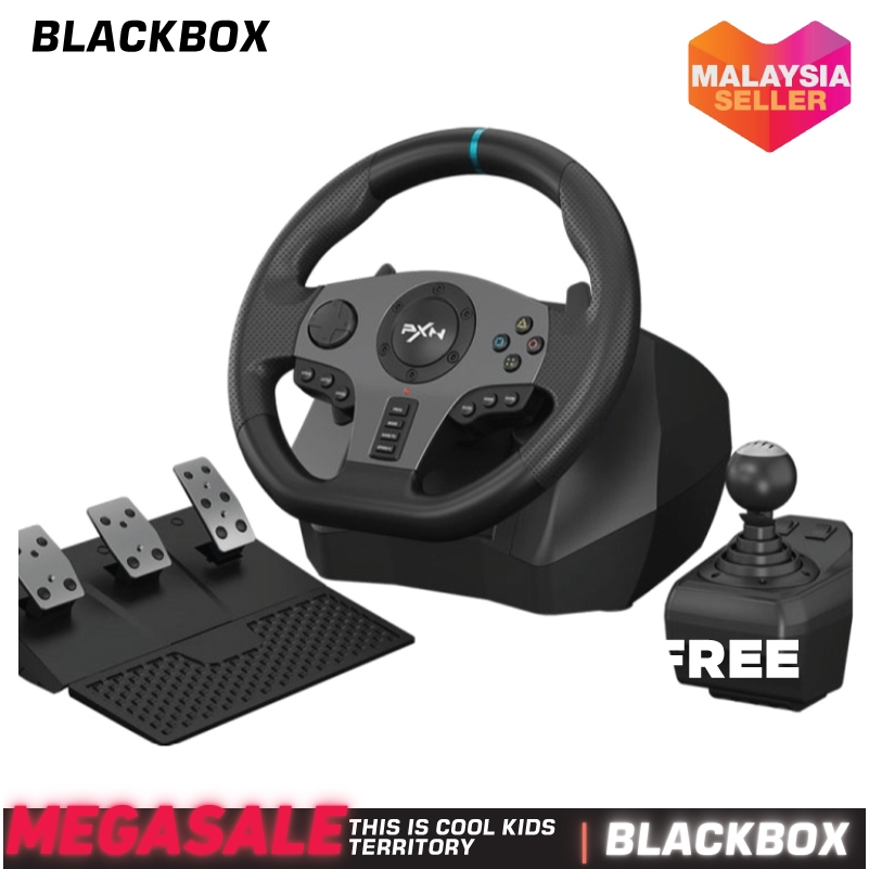 PXN V9 Steering Wheel Gaming Game Pedal PXNV9 Gamepad Racing Manual