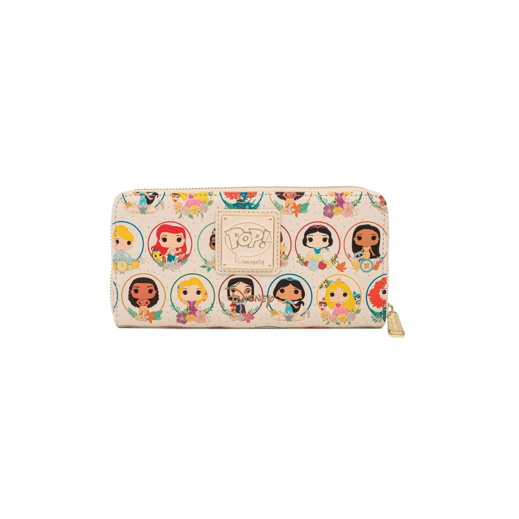 Disney Loungefly Princess Circles Zip Around Wallet Shopee Singapore