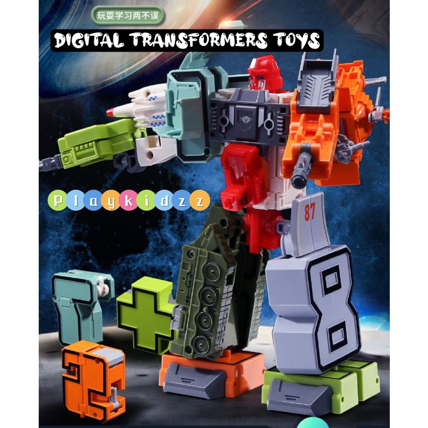 70. Playkidzz mn's - Digital Transformers Math Toy Educational Assembly ...