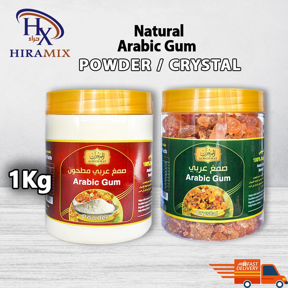 1Kg Acacia Arabic Gum Powder | Arabic Gum Crystal | Prebiotik | Serbuk ...