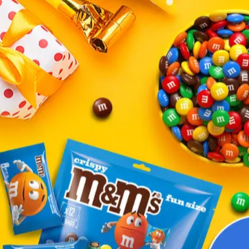 M&M's Chocolate Crispy / Milk Chocolate Fun Size Share Bag 144g