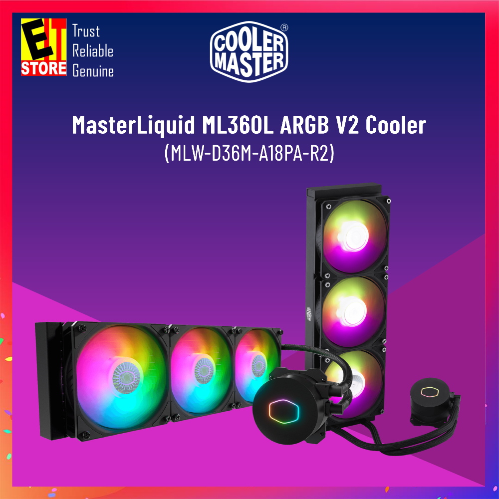 COOLER MASTER MasterLiquid ML360L ARGB V2 Cooler (MLW-D36M-A18PA-R2 ...