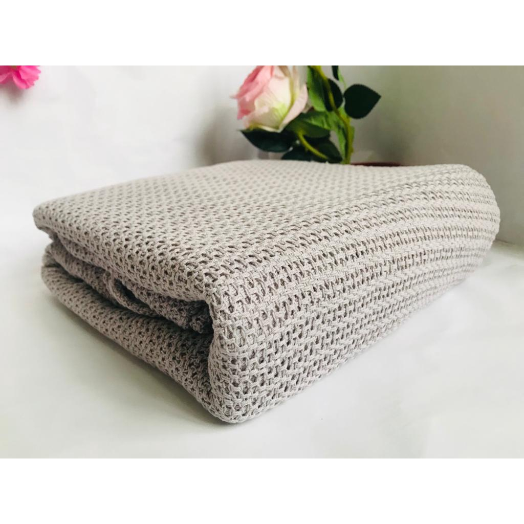 Thick waffle blanket sale