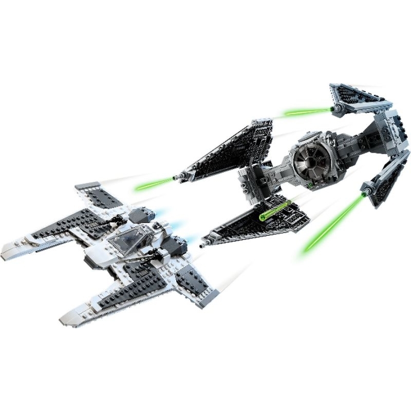 LEGO STAR WARS 75348 Mandalorian Fang Fighter vs TIE Interceptor ONLY ...