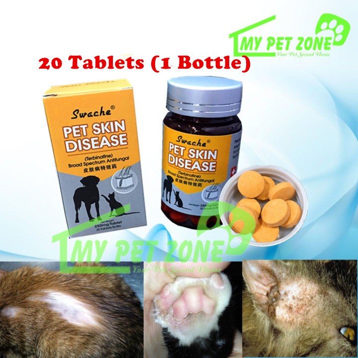 Swache Pet Skin Disease / Antifungal Tablet (Dog & Cat) 20 Tablet (1