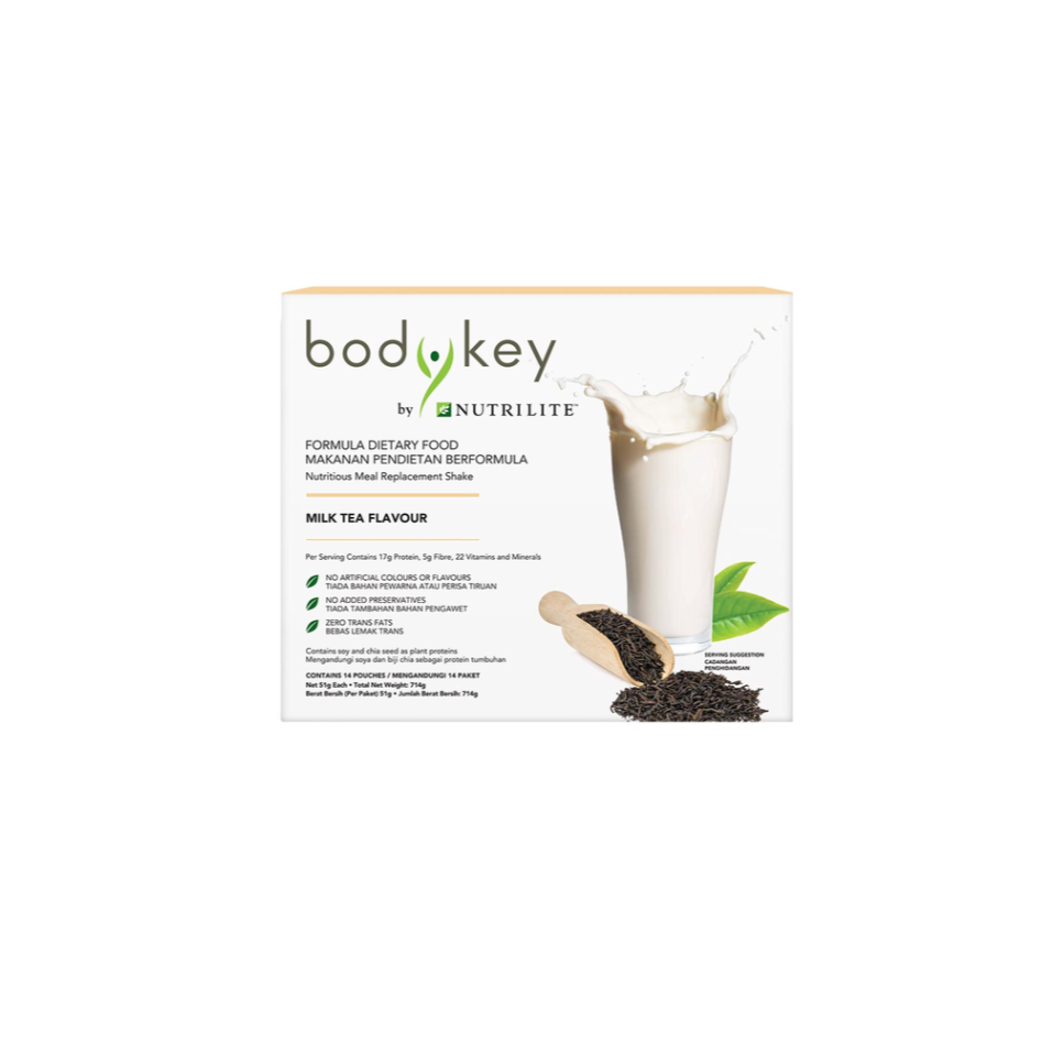 BodyKey By Nutrilite Meal Replacement Shake (Milk Tea) Shopee Singapore
