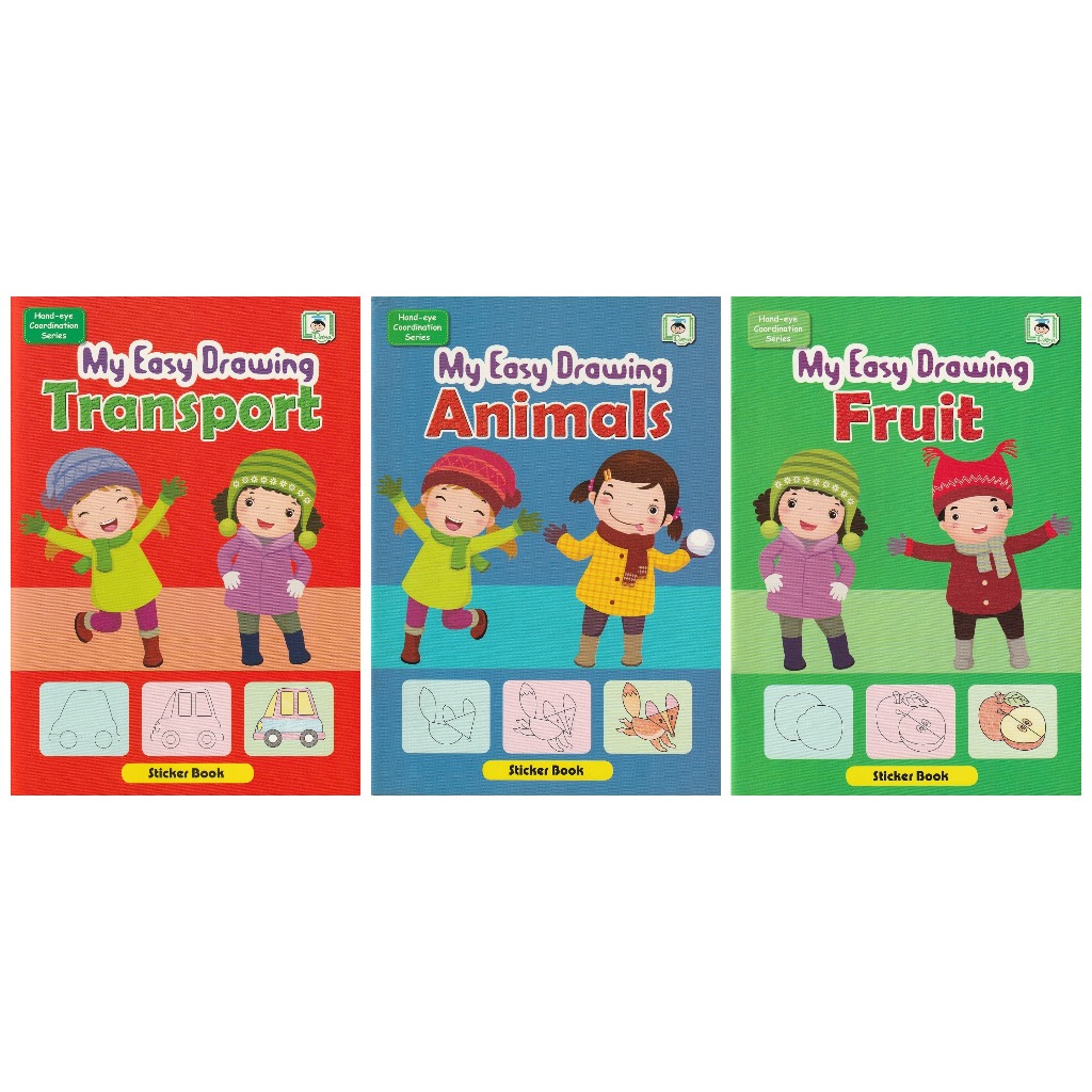 MY EASY DRAWING (STICKER BOOK) | Shopee Singapore