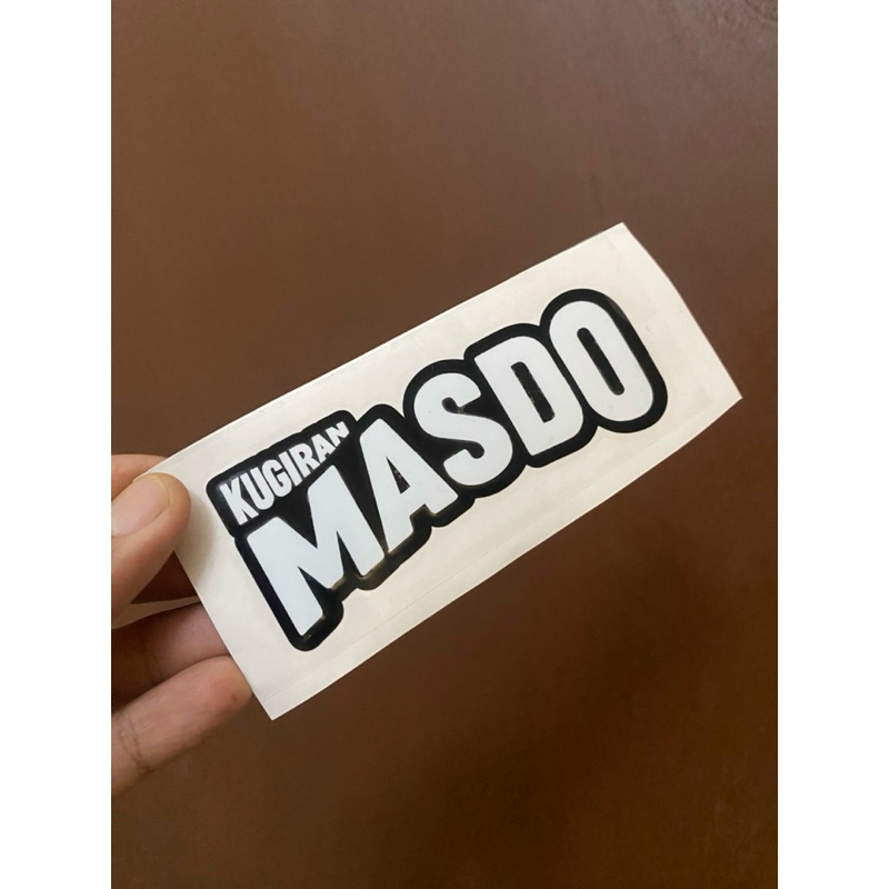 Kugiran Masdo retro Logo Sticker motor | Shopee Singapore