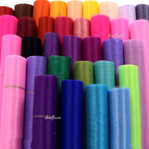 (4.5M) GAUZE LACE NET ROLL MESH Flower Wrapping Paper Bouquet Florist