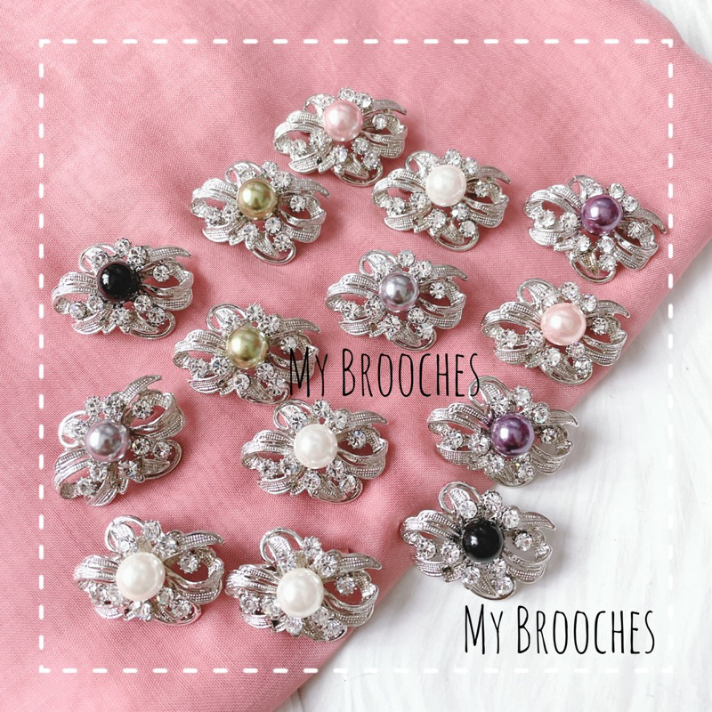 KOREAN Medium Size Brooch Kerongsang Korea 1 piece Shopee Singapore