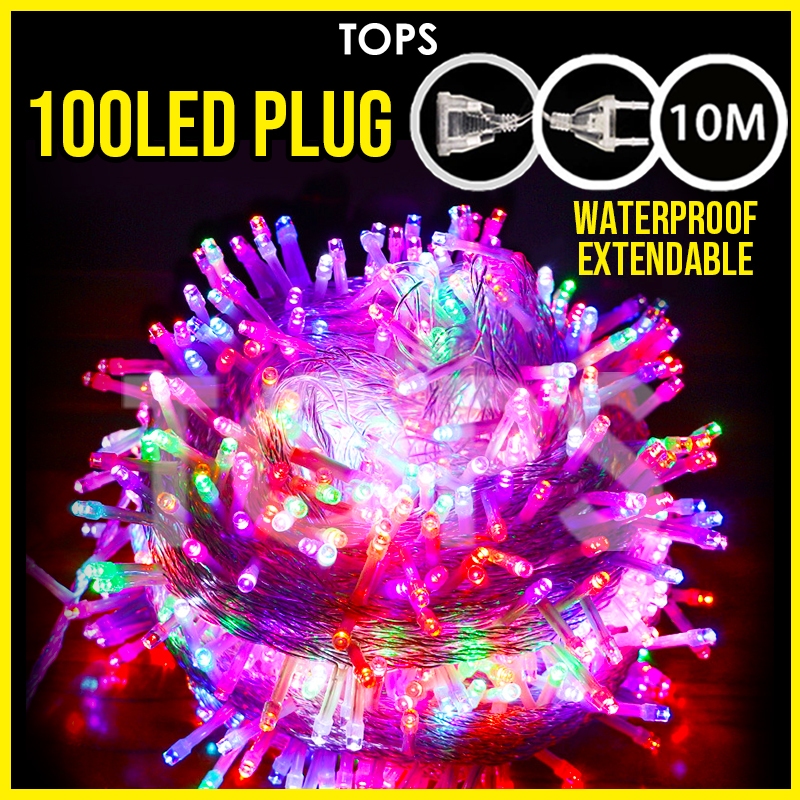 20M 200LED | 10M 100LED 2026 Lights Lampu Raya Panjang Viral Decoration