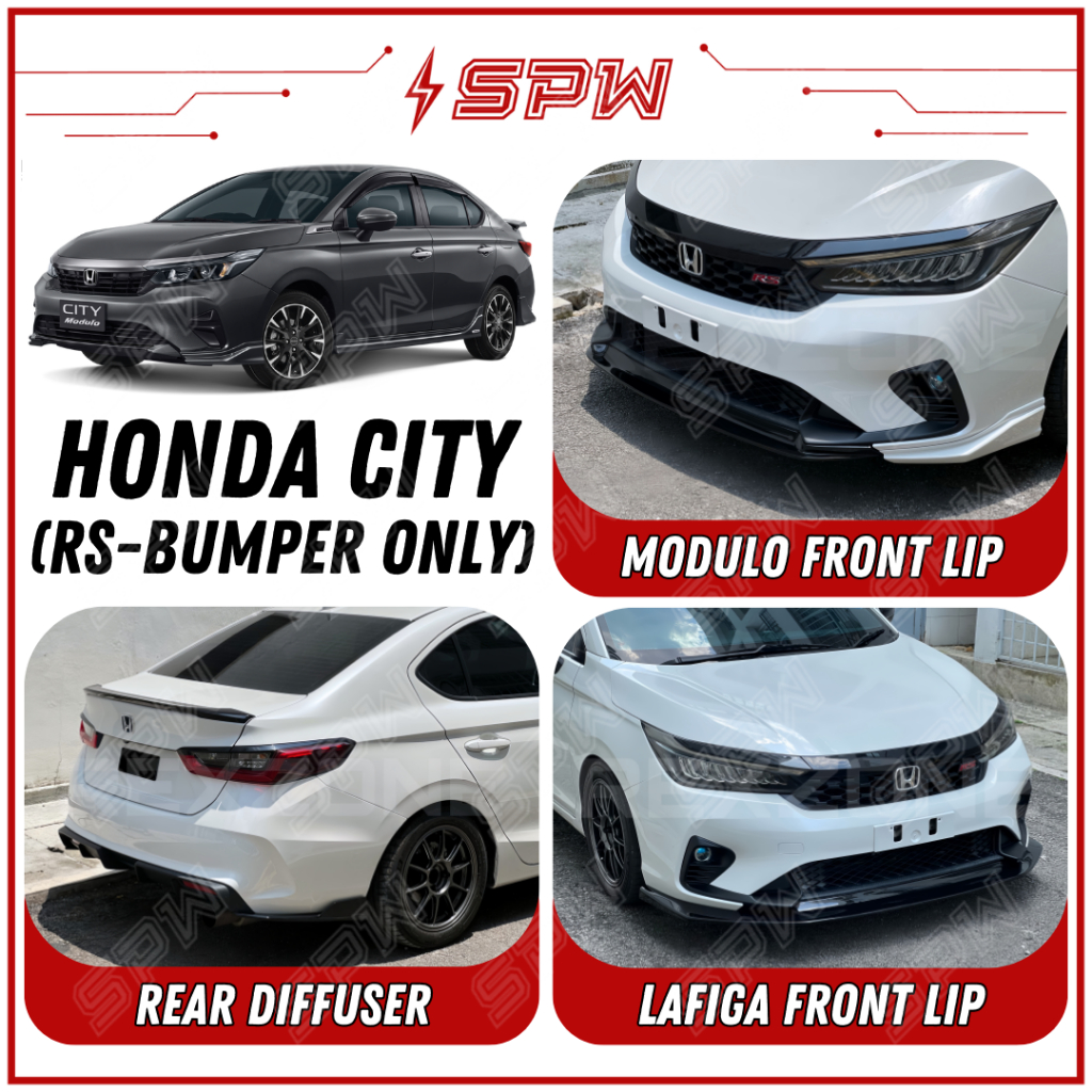 Honda City 2023 Facelift (RS Spec) Modulo RS Bodykit Under Spoiler