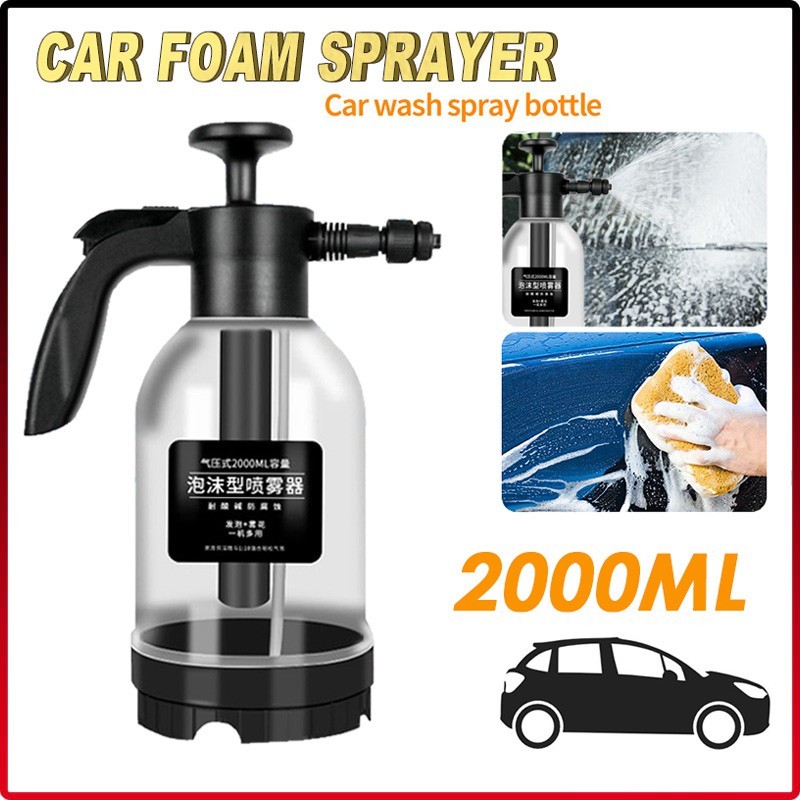 CAR Detailing Foam Sprayer 2L Snow Car Wash Sprayer Snow Wash Spray ...