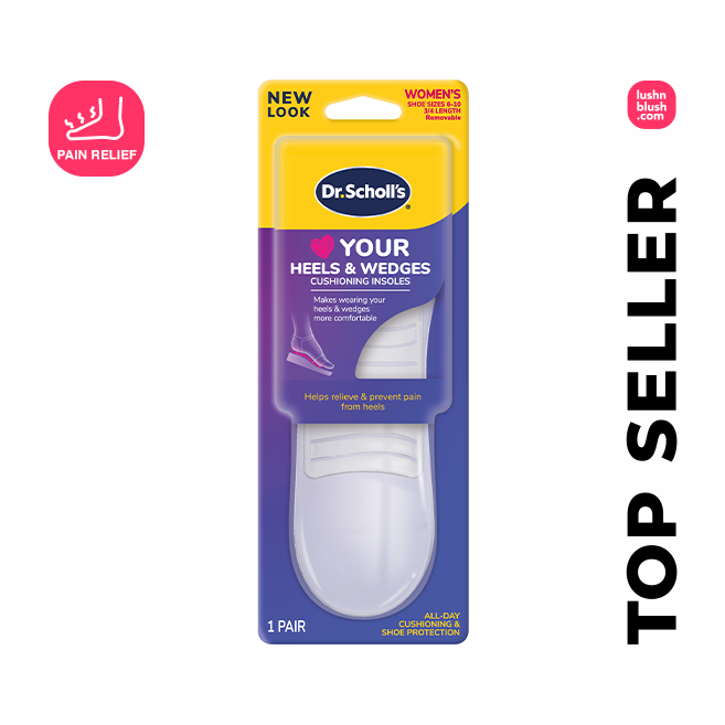Scholl's Love Your Heels Wedges 3/4 Length Insoles Shopee