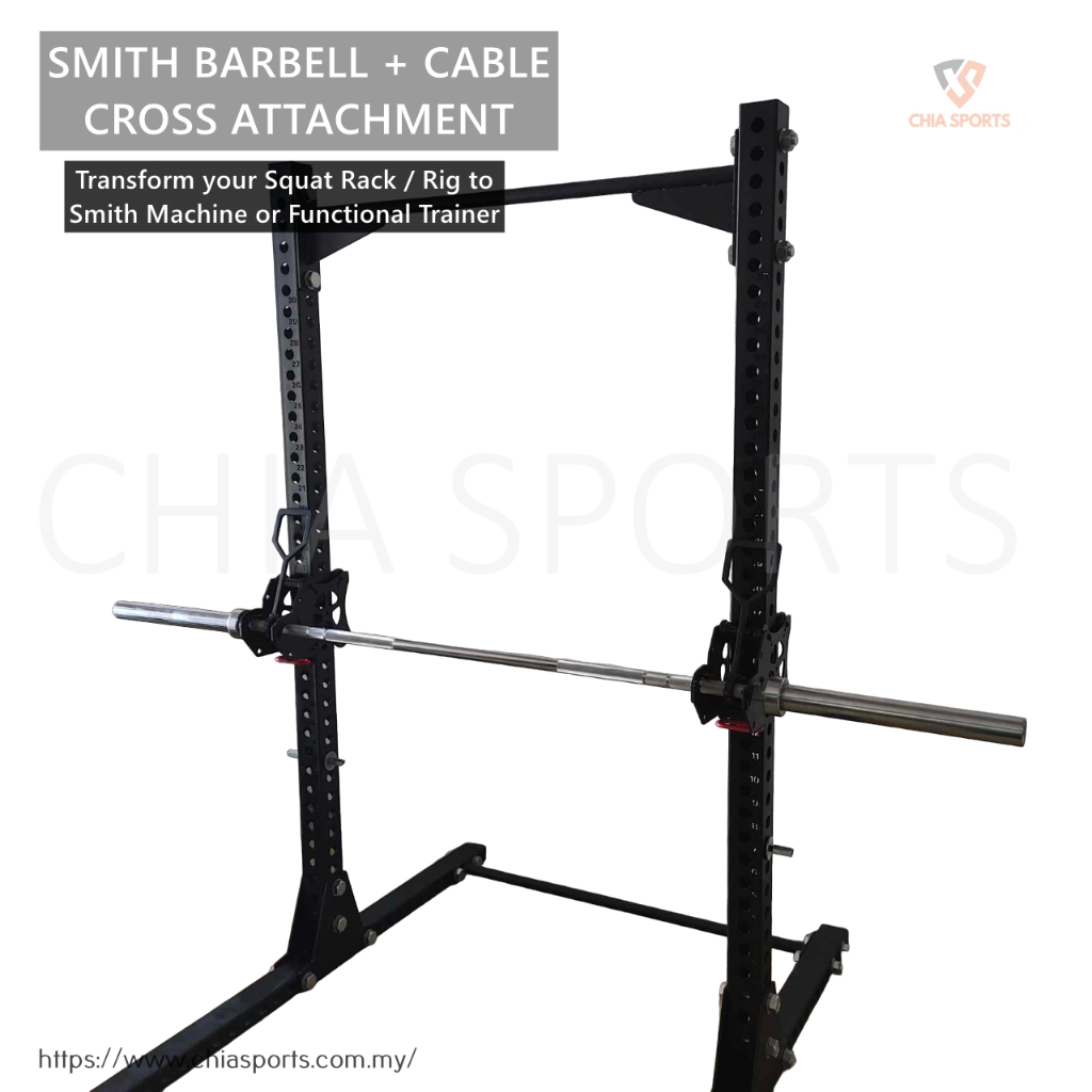 Trolley Pulley System Cf Rig Squat Rack Smith Machine Barbell Crossover 