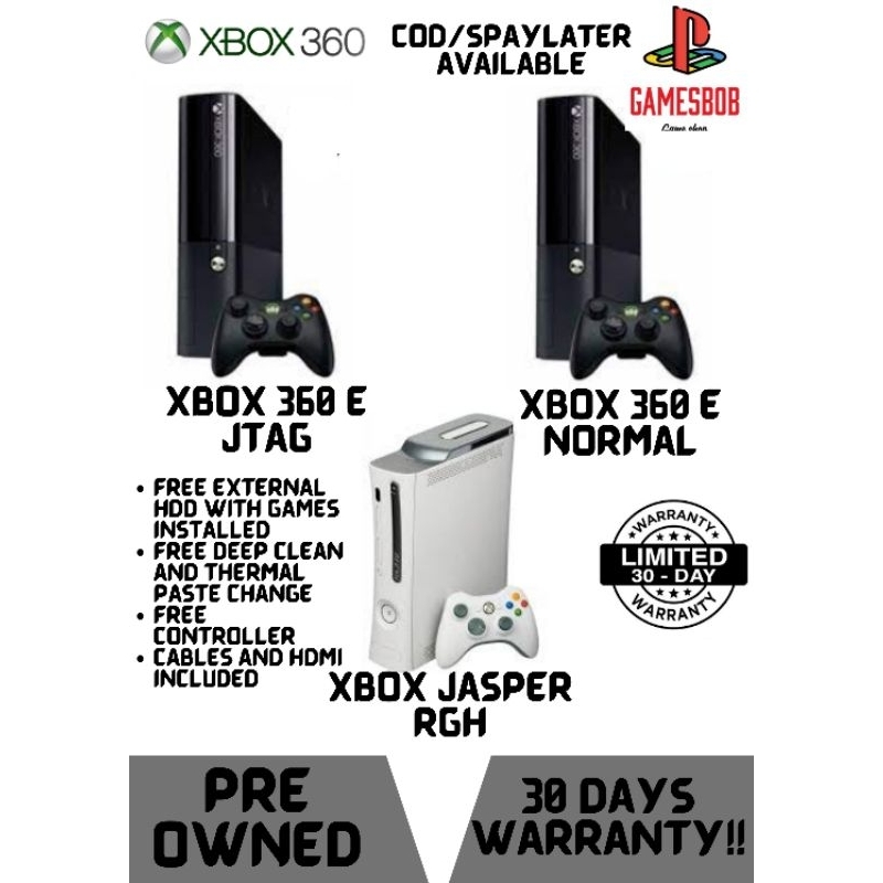 Xbox 360 e clearance jtag