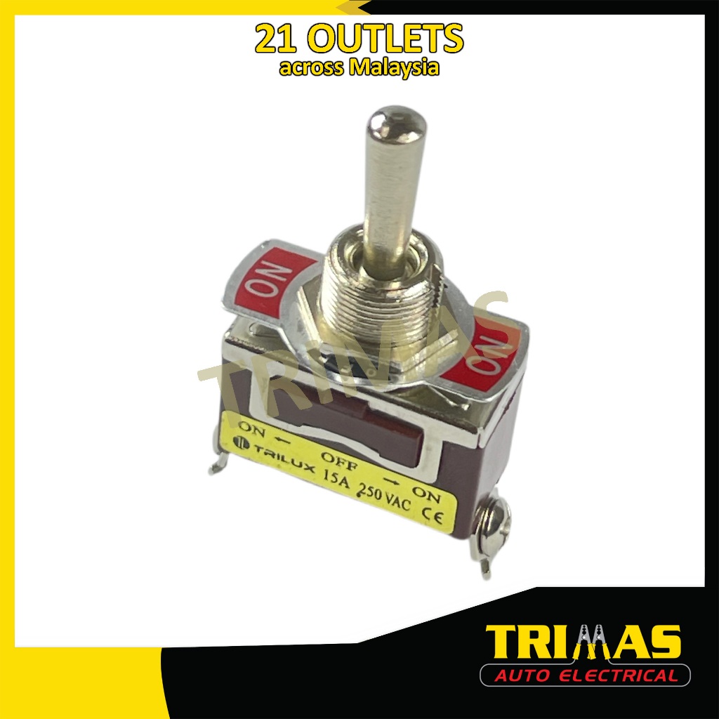 3 Pin On Off On Heavy Duty Toggle Switch (1pc) | Shopee Singapore