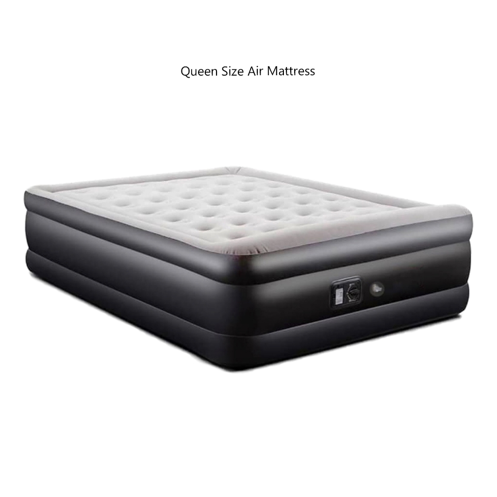 Queen Size Air Mattress Inflatable Airbed with Built in Electric Pump Air Bed Blow Up Bed with Storage Bag Shopee Singapore