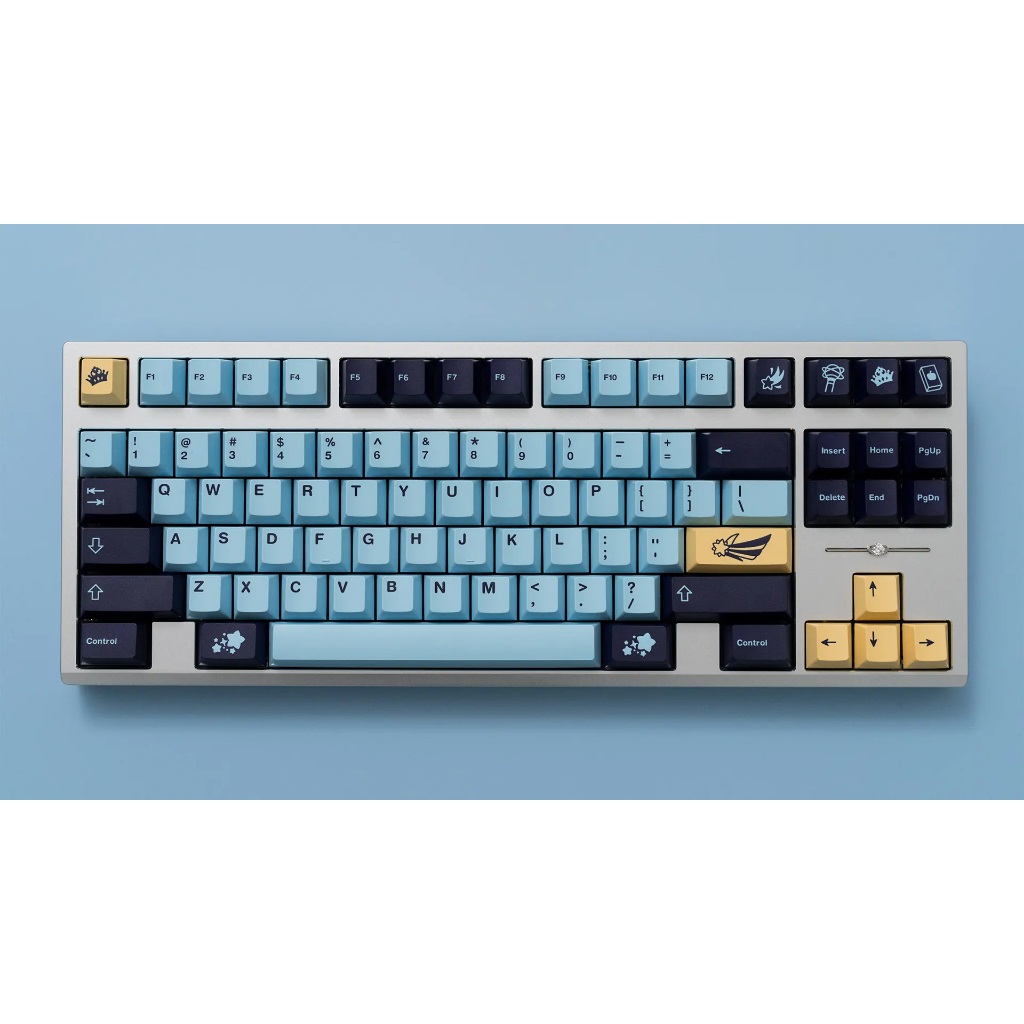 自作キーボード Suisei R2 + 愉し WS Stellar Keycaps