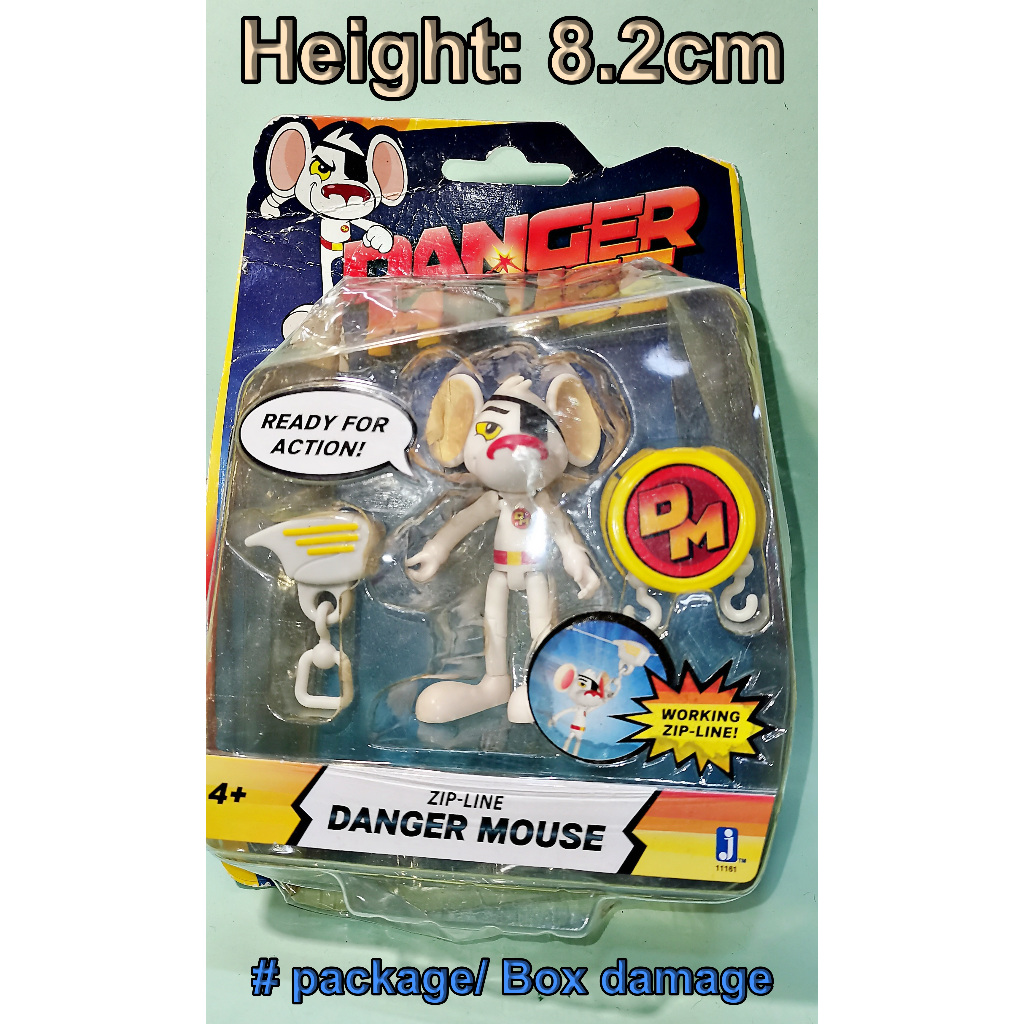 Danger Mouse Zip-Line action figure ( J Store ) | Shopee Singapore