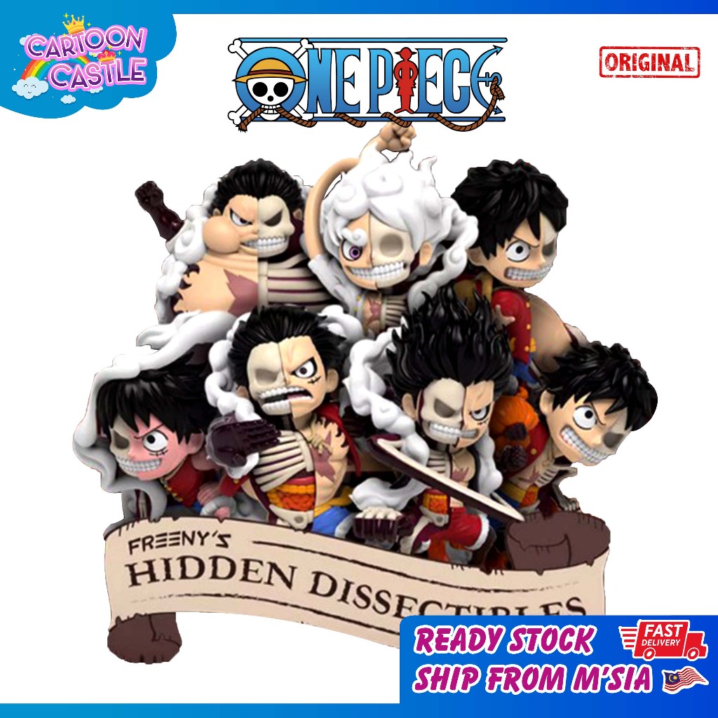 Mighty Jaxx Freeny's Hidden Dissectibles One Piece Series 6 Luffy’s ...