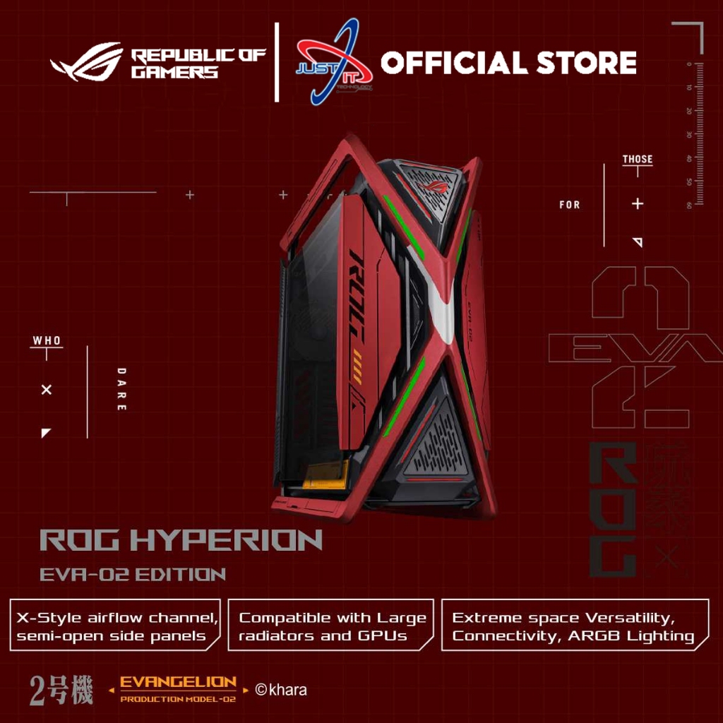 ASUS ROG GR701 ROG HYPERION EVA-02 EDITION E-ATX PC CASE / CASING ...