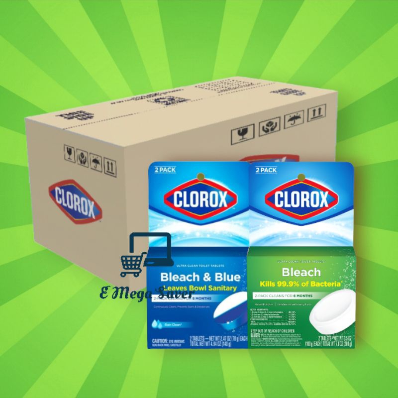 Clorox Automatic Toilet Bowl Cleaner 50g/100g (2tablets) Shopee Singapore