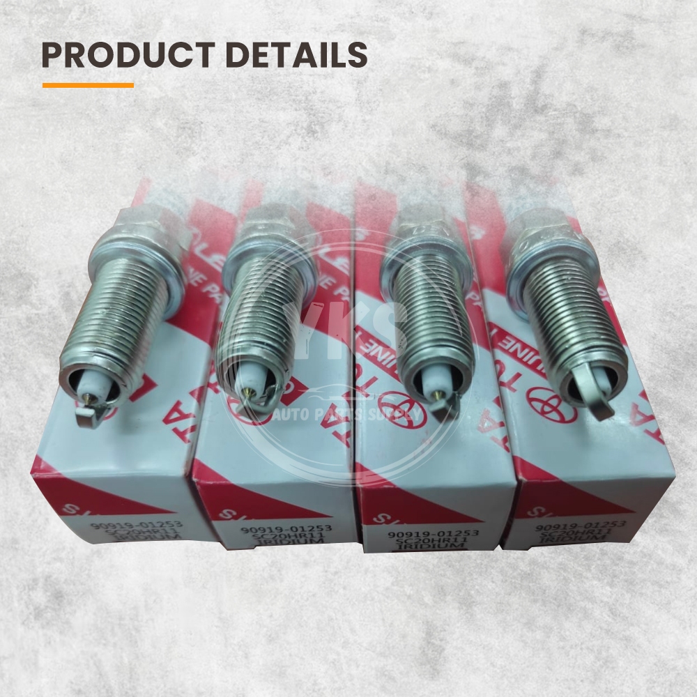 TOYOTA NEW (90919-01253) (SC20HR11) IRIDIUM SPARK PLUG TOYOTA ALTIS ...