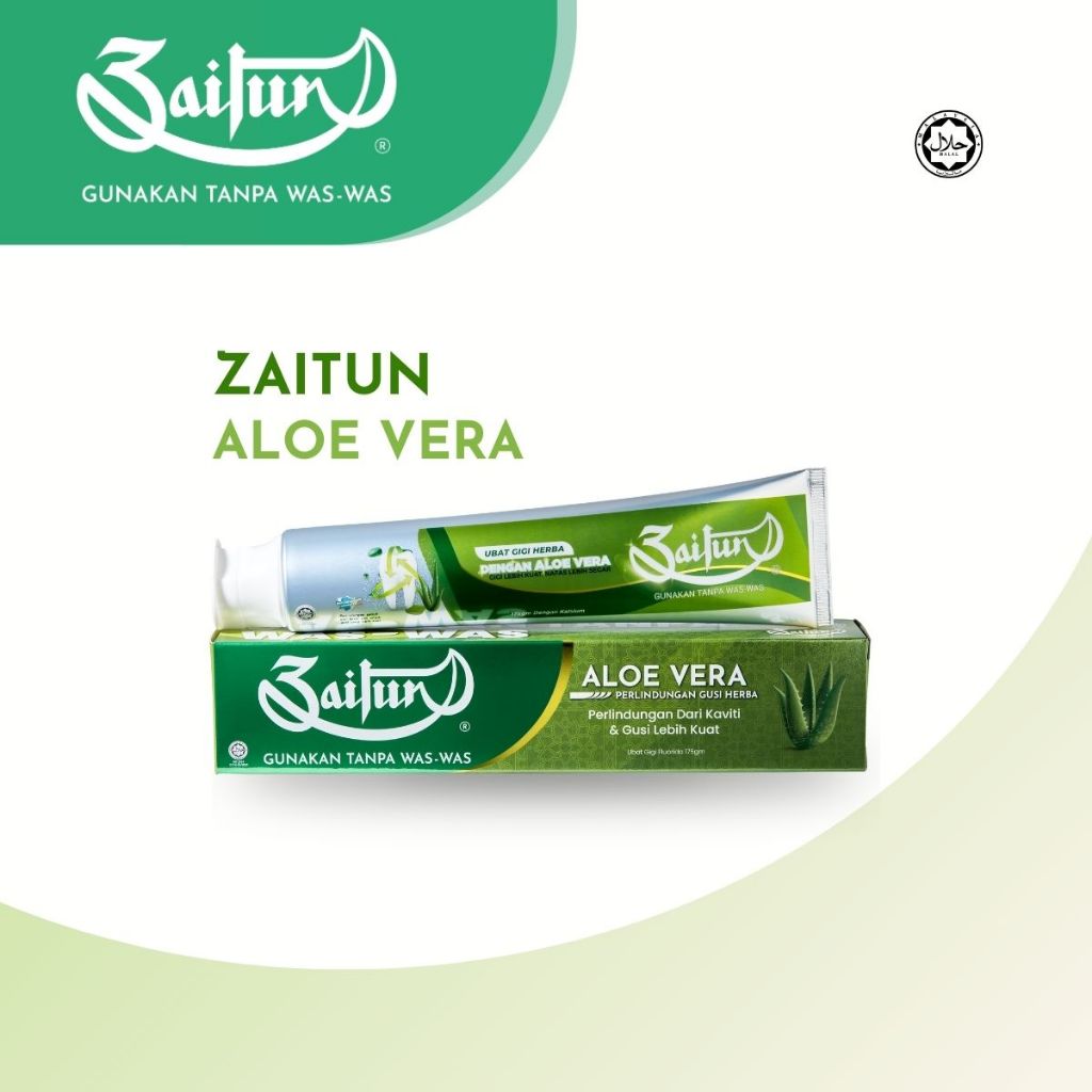 ZAITUN Ubat Gigi Aloe Vera / Aloe Vera Toothpaste / Gum Care