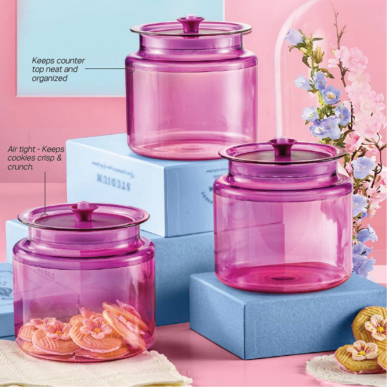Tupperware Counterpart (1 Biji Sahaja ) 900ml Maroon Counterpart ...