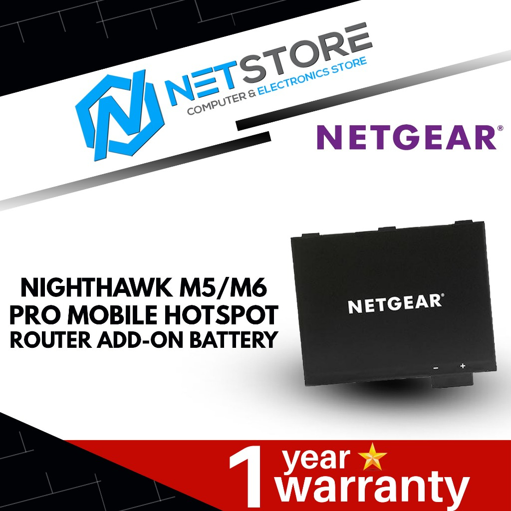 NETGEAR NIGHTHAWK M5/M6 PRO MOBILE HOTSPOT ROUTER ADD-ON BATTERY ...