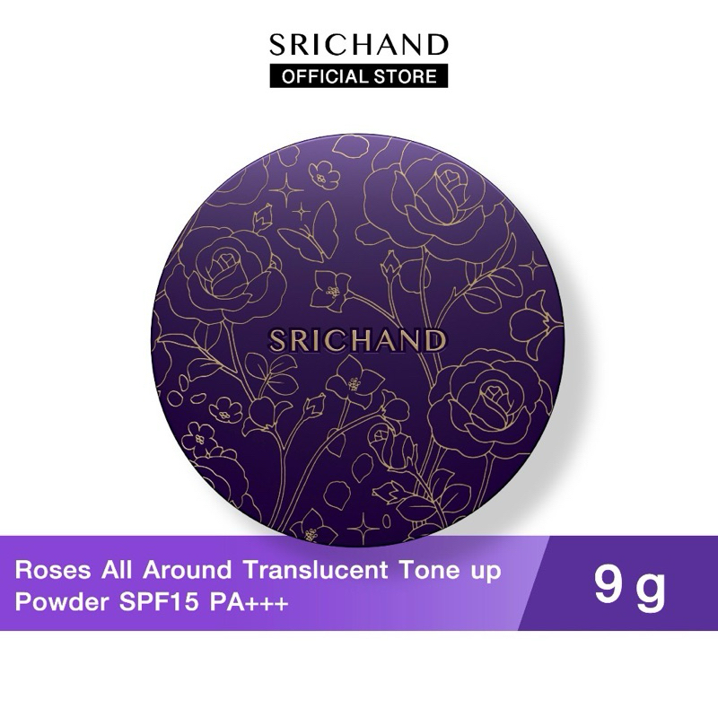 SRICHAND Roses All Around Translucent Tone up Powder SPF 15 PA+++ (9g ...