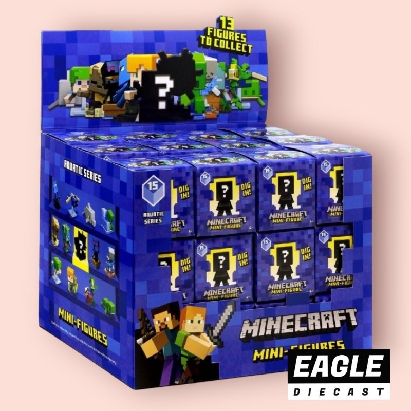 Minecraft mini figures aquatic series sale
