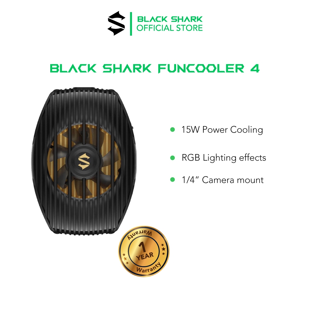 Black Shark Fun Cooler 4 | 32'C Rapid Cool-down | Vertical Air Flow ...